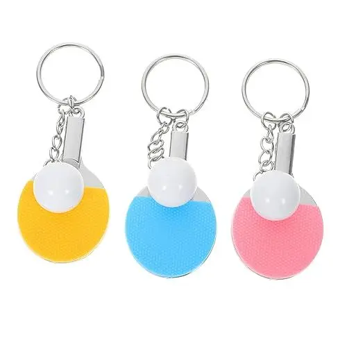 Produktbild: GALPADA Tennis-schlüsselanhänger-set 3-teilig Sport Schlüsselanhänger- Mini-tennis- Praktisches