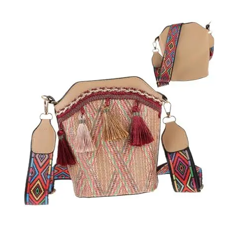 Produktbild: GALPADA 3st Tasche Für Mädchen Hellbraune Kuriertasche Schöne Tasche Reise Umhängetasche Light Brown