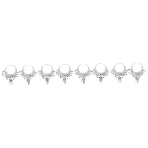 Produktbild: GALPADA 4 Teilige Halskette Ethno Kostüm Accessoire Silber Dekor Schmuck Hals Accessoire Afrikanischer Schmuck Ethno Kostüm Requisite Boho Dekor Halsketten Für Frauen Oder Dekor