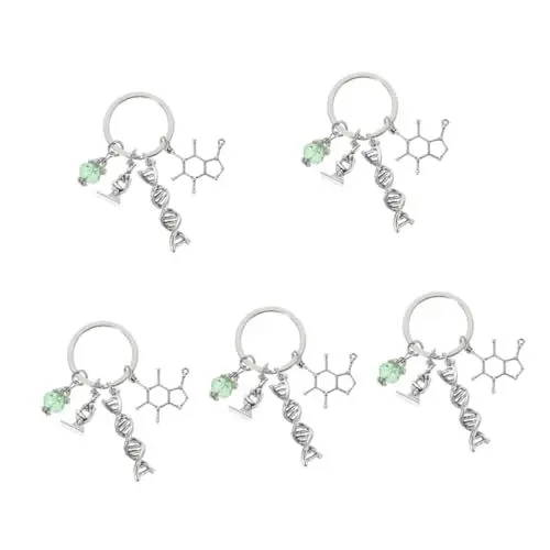 Produktbild: GALPADA 5st Chemischer Schlüsselanhänger Mikroskop-anhänger Abschlussgeschenke Schlüsselanhänger Lustiger Ohrring Dekorativer Ohrtropfen Neuheit Ohrring Kind Einzigartig Legierung Schmuck
