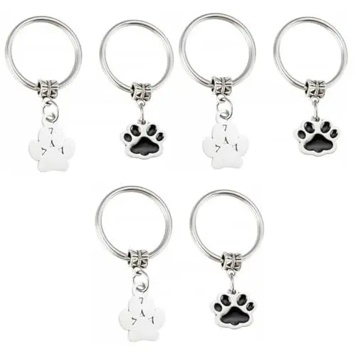Produktbild: GALPADA 3 Sets Einzigartiger Schlüsselanhänger Mit Hundefußabdruck Haustier- Schlüsselanhänger Bastelornamente Schlüsselanhänger Für Hunde 2 Stück * 3