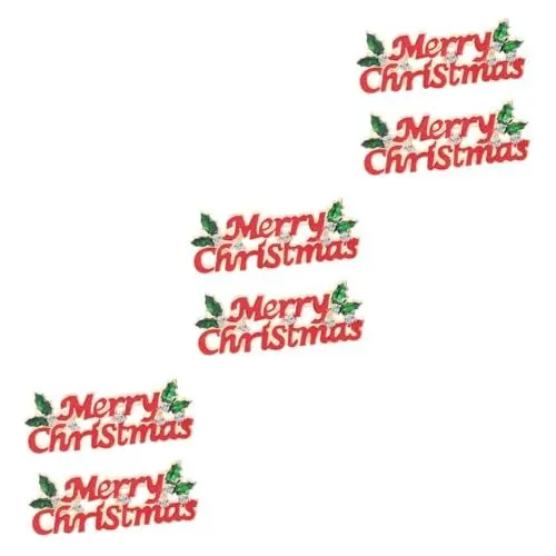 Produktbild: GALPADA 6 Stk Weihnachtsabzeichen werbeaktion bags Schmuckgeschenk Weihnachtsschmuck für Frauen Weihnachtsbroschen weihnachtspullover emaille im knopfloch Süssigkeit Korsage Stift Fräulein