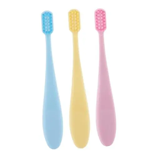 Produktbild: GALPADA 6 Stück Kinderzahnbürsten mit Rutschfestem Griff Weichen Borsten Ergonomischem Design für Jungen und Mädchen Sanfte Babyzahnpflege für Mundhygiene und Zahnzwischenraumreinigung