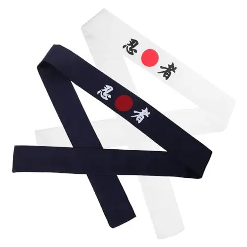 Produktbild: GALPADA 8stücke Japanische Stirnbänder Für Sport Kochen Und Yoga Atmungsaktives Hachimaki Stirnband Für Karate-training Und Alltag