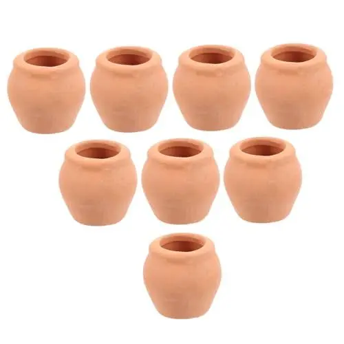Produktbild: GALPADA 8stücke Kleine Tontöpfe Mini-terrakotta-töpfe Sukkulenten-Pflanzen Kleine Kinderzimmerbedarf Für Innendekoration