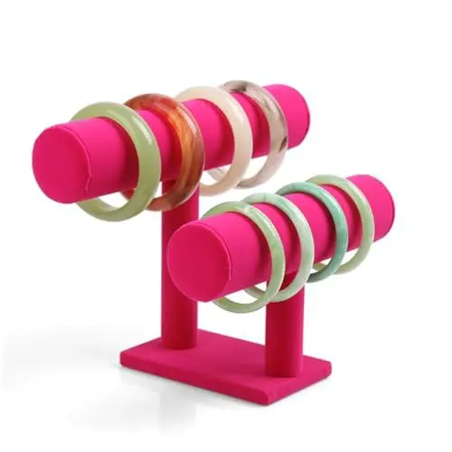 Produktbild: GALPADA Armbandhalterständer Armbandhalter Samt Organisator für Haargummis Armbandturm hänchenschenkelhalter armbandständer Doppelschicht Ausstellungsstand Uhrenständer Schmuckständer