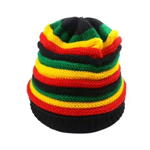 Produktbild: GALPADA Kreative Regenbogen Strickmütze Für Damen Und Herren Verstellbar Warme Und Modische Beanie Für Herbst Und Winter Für Drinnen Und Draußen Vielseitig Einsetzbar Unisex