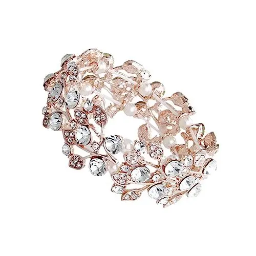 Produktbild: GALPADA Handgefertigtes Kristallarmband J160 Damenschmuck Für Hochzeitsanlässe Für Damen