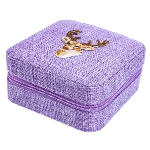 Produktbild: GALPADA Reise Schmuckbox Für Damen Tragbare Schmuckaufbewahrung Kleine Organizer Box Für Ohrringe Ringe Und Halsketten Stilvoll Und Kompakt Für Reisen Und Alltag