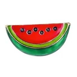 Produktbild: GALPADA Brosche Wassermelonen-Brosche Bankett-Brosche Modeschmuck Natürliche Muschel-Brosche Mädchen-Corsage Natürliche Muschelbrosche