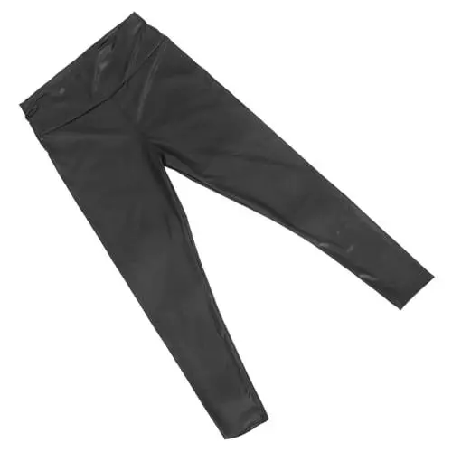 Produktbild: GALPADA Hochwertige Pu-Leder Leggings Für Damen Hohe Elastische Yogahose Für Sport Und Freizeit Bequem Und Figurschmeichelnd