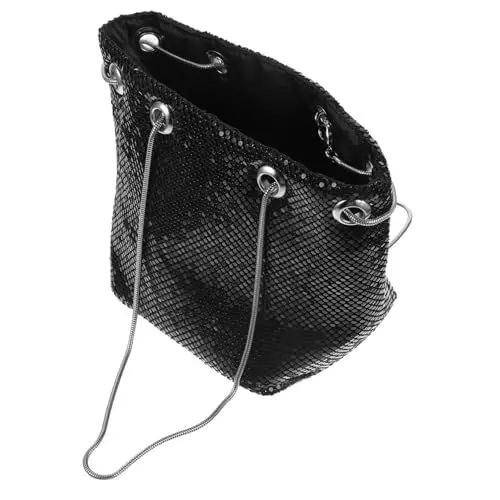 Produktbild: GALPADA Modische Beuteltasche Für Damen Mit Pailletten Umhängetasche Für Büro Schule Und Reisen