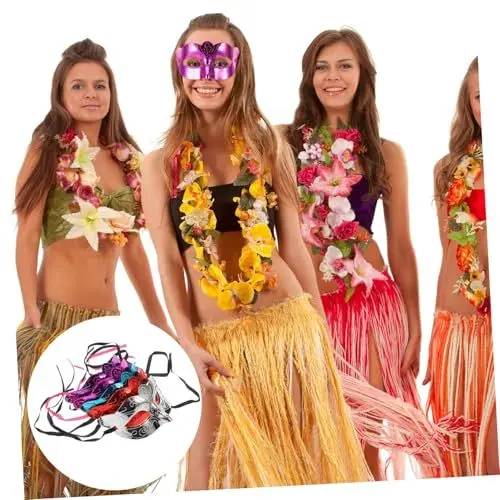 Produktbild: GALPADA Tanz-schmetterlingsmaske 5 Stück Großpackung Halloween-kostüme Requisite Maskerade Venezianische Maske für Damenparty