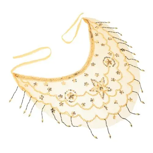 Produktbild: GALPADA Einzigartige Party Maskerade Maske Maskerade Schleier Gesicht Glitter Steine ​​Tanz Zubehör