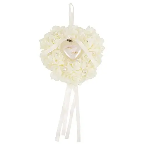Produktbild: GALPADA Bearer Kissen Fall Hochzeit Kissen Box Herz Form Schmuck Box Für Bräutigam