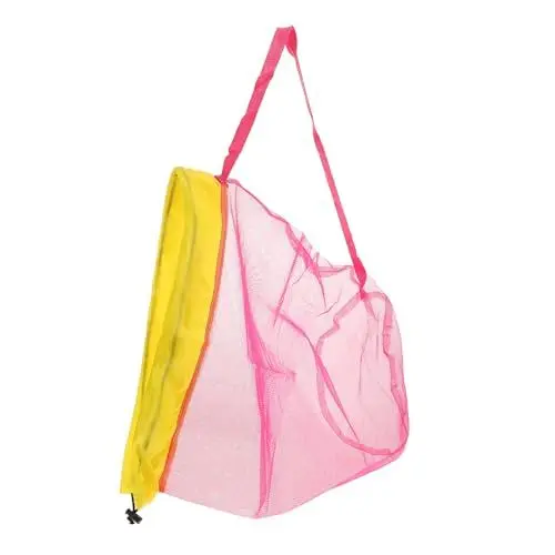 Produktbild: GALPADA Sandbeutel Strandtasche für Spielzeug Netz-Aufbewahrungstasche Strandtasche für Sandspielzeug Große Netztasche für Strandspielzeug