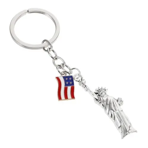 Produktbild: GALPADA Schlüsselanhänger Kleiner Usa Schlüsselanhänger Patriotischer Geldbörse Freiheitsstatue Anhänger Usa