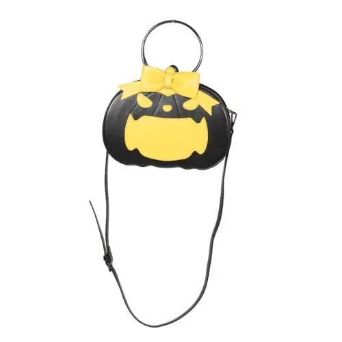 Produktbild: TENDYCOCO Kürbis-umhängetasche für Damen Handy-geldbörse Halloween-kürbis-tasche Lustiges Tragetaschen-schultertaschen-design