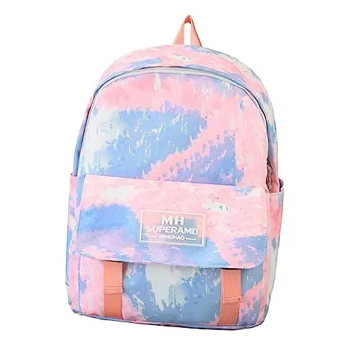 Produktbild: GALPADA Tie-dye-rucksack Rucksack Für Mädchen Rucksack Für Frauen Rücksack Ranzen Nylonrucksäcke Für Damen Fräulein Tarnung Reisetasche