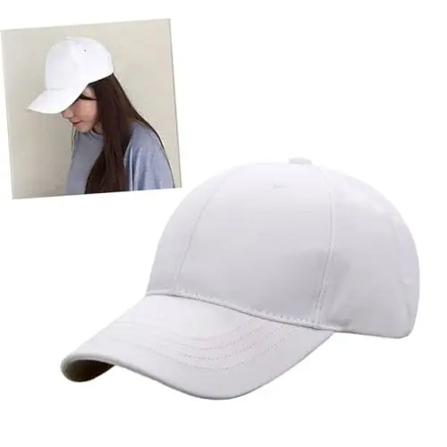 Produktbild: GALPADA Unisex Baseballcap Weiß Verstellbare Leichte Sonnenmütze Für Und Für Outdoor-aktivitäten Sport Und Freizeitgestaltung