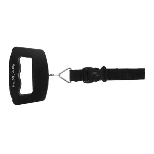 Produktbild: GALPADA Waage Für Gepäck Schwarz Tragbare Waage Für Gepäck Reisewaage Gepäckgewicht Kofferwaage Kunststoff