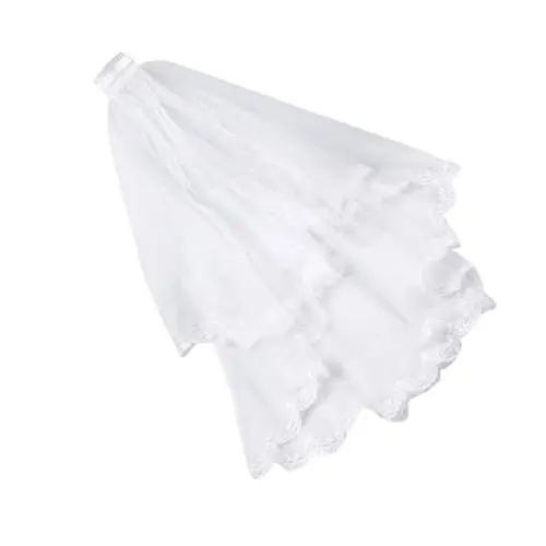Produktbild: GALPADA brautschleier hochzeitskleider Spitze Mantille Fingerspitze Schleier kopfschmuck Hochzeitskleid für Frauen Schleier für die Frauen Hochzeitsschleier Doppelschicht Kamm Weiß