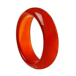 Produktbild: GALPADA -chalzedon-ring Ringe Für Frauen Karneol-ring-schmuck Strg-ring Rosenring Ring Für Frauen Stein Stapelbares Band Karneolfarbener Fingerring Natürlich Achat Fräulein