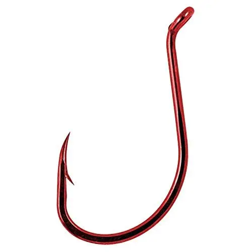 Produktbild: Gamakatsu Unisex-Erwachsene 02312-100 Angelhaken, rot, 2/0