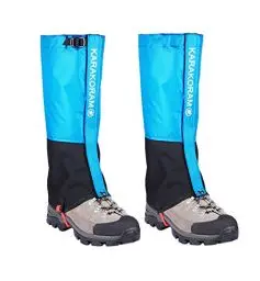 Produktbild: Gamaschen Wasserdicht Wandern Breathable Leg Guards Gaiter for Outdoor Regengamaschen Fahrrad Climbing Trekking Snow Hiking (Blau, S(38-40))