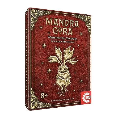 Produktbild: Game Factory 646308 Mandragora, Wettstreit der Zauberer, magisches Familienspiel für 2-4 Spieler ab 8 Jahren, Gesellschaftsspiel