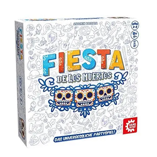 Produktbild: Game Factory - Fiesta de Los Muertos-Unvergessliches kooperatives Partyspiel für 4 bis 8 Spieler ab 12 Jahren, 646279 | Deutsch
