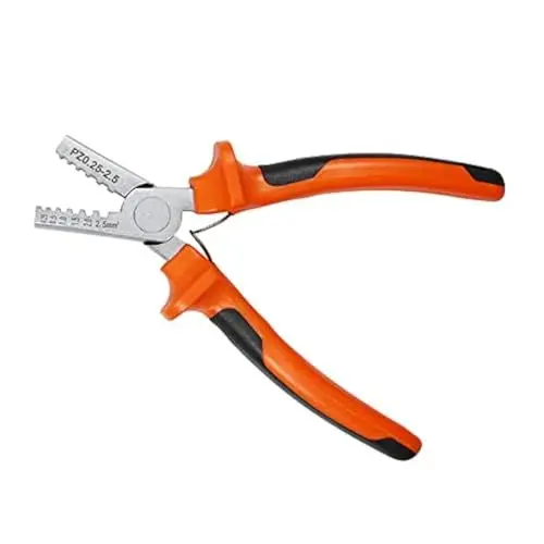 Produktbild: gamesalor G7O8 PZ0.25-2.5 Small crimping pliers, Acrylic, Orange