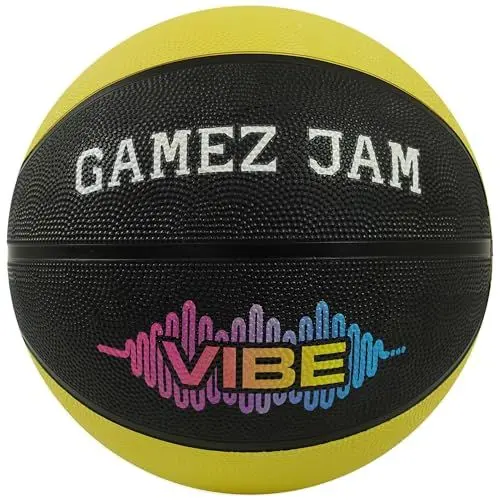 Produktbild: Gamez Jam Basketball, volle Größe 7 – Vibe (gelb, schwarz)