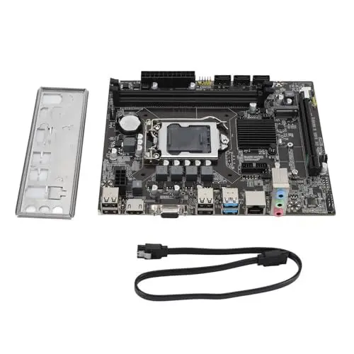 Produktbild: Gaming Motherboard, Dual Channel DDR3 H110 Gaming Motherboard mit M.2 Slot, Gigabit Netzwerk Karte, PC Motherboard für LGA1151 Pin I3 I5 I7CPU