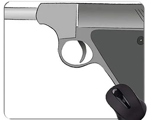Produktbild: Gaming Mouse Pad, Waffen Waffen Mauspad mit genähtem Rand
