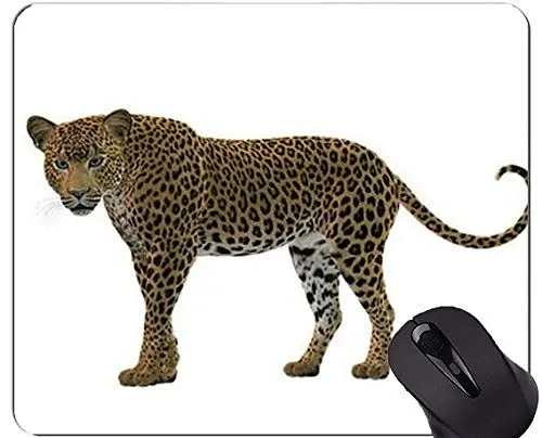 Produktbild: Gaming-Mauspad, Katzenleopard-Mauspad mit angenähtem Rand