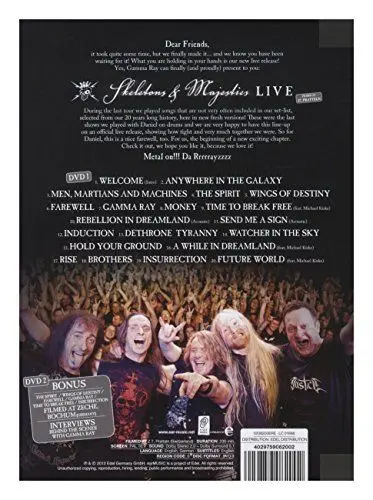 Produktbild: Gamma Ray - Skeletons & Majesties Live (2 DVDs)