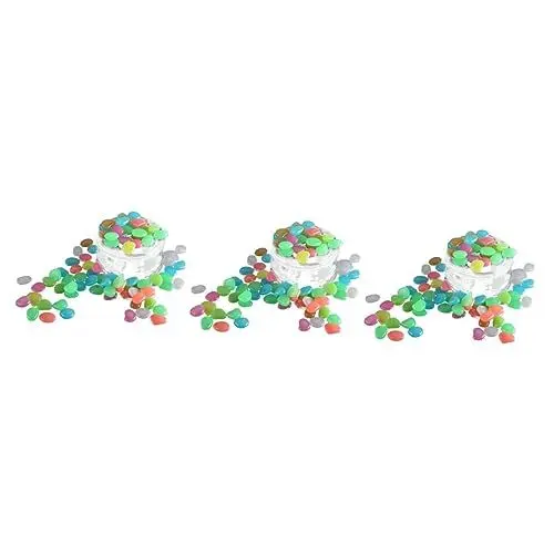 Produktbild: GANAZONO 150 Stk Garten Dekor Stein Kieselstein Kopfsteinpflaster Kiesel Kies Für Aquarien Aquariensteine Zubehör Für Aquarien Garten Kiesel Felsen Leuchtender Stein Aquarium