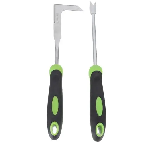 Produktbild: GANAZONO 1 Satz Unkrautmesser Knacken Gartenhandwerkzeug Fischschwanz-jäter Werkzeuge Zum Unkrautjäten Im Garten Gartenhacke Mini-schaufel Pflanzgabel Rostfreier Stahl Handhacke Bagger