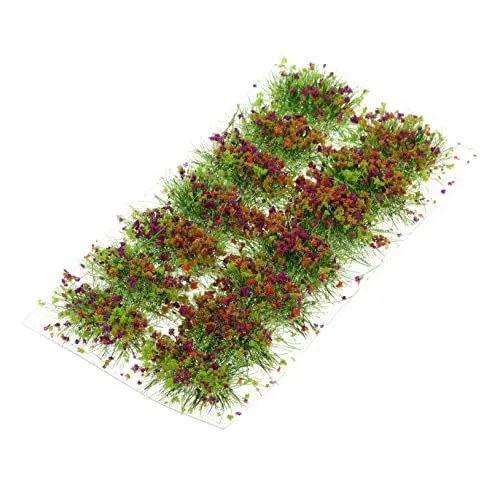 Produktbild: GANAZONO 1 Schachtel Grasschuppen Grasbüschel-Modell Miniatur-landschaftscluster Fee Garten Gras Feen Blütenhaufen-Modell Fisch Tank Gras Miniatur-malset Violett Sandkasten Harz