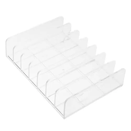 Produktbild: GANAZONO 1 Stück Praktischer Kosmetik Organizer für Lidschatten Transparente Fächer Aufbewahrung für Schminktisch für Makeup Platzsparend und Langlebig Geeignet für Badezimmer und