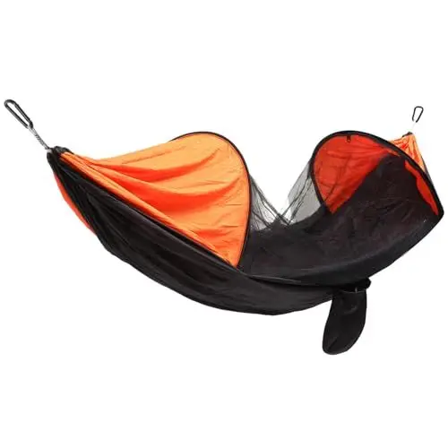 Produktbild: GANAZONO 1stk Outdoor-hängematte Camping-hängematte -hängemattenzelt Tragbares Hängemattenzelt Tragbare Zusammenklappbare Hängematte Hängezelt Moskitonetz