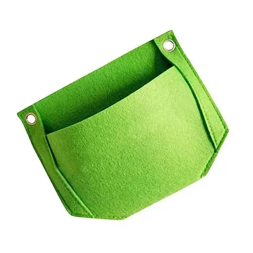 Produktbild: GANAZONO 2 Stück Stoff-Wandtöpfe Wand-Pflanzgefäß Tasche Filz-Pflanztöpfe Outdoor-Wandbehang Erdbeer-Hängepflanzer Erdbeeren Pflanzen Wandbehang Tasche Filztasche