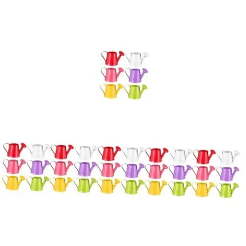Produktbild: GANAZONO 36 Stück Mini-Gießkanne Blumenvase Gießkanne Für Den Innenbereich Kinder-Gießkanne Pflanzen-Bewässerungsgeräte Garten-Gießkanne Kinderspielzeug Wasser Für Kinder