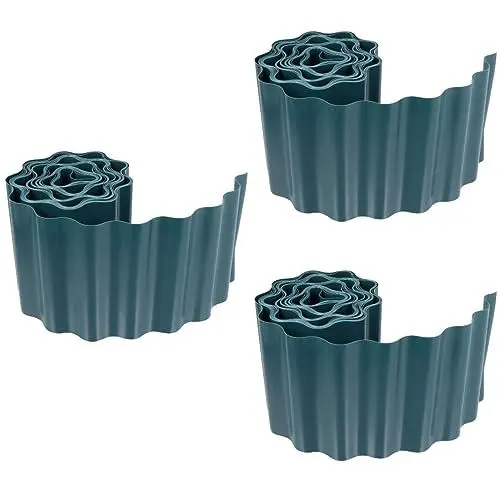 Produktbild: GANAZONO 3 Rollen Garten Dekorativer Zaun Landschaftsgestaltung Dekorative Zaunelemente Bettgitter DIY-Pflanze Beeteinfassung Holzzäune Flexible Rasenkante Hofzaun Plastik Foschan Flexibel