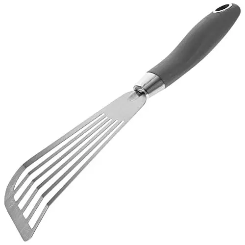 Produktbild: GANAZONO Edelstahlspatel Steakspatel Aus Edelstahl Burger Wender Fischwender Zum Kochen Fleischspatel Wenden Gusseisenspatel Spachtelwender Steak Wender Rostfreier Stahl Kochspatel Grill