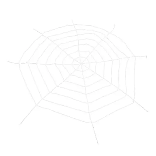 Produktbild: GANAZONO Spinnennetz Halloween-spinnenweben Halloween-gurtband-dekor Halloween Gefälschte Spinnen Halloween-Party-Requisiten Spinnweben-Ornament Wolle Weiß Falsche Spinne Baumwollfaden
