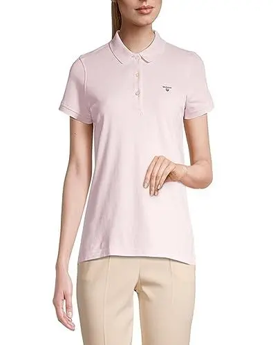 Produktbild: GANT Damen MD. Pique SS Rugger Poloshirt MIT Kurzarm, Pale PINK, S