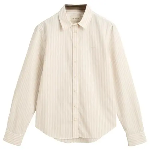 Produktbild: GANT Damen REG POPLIN Striped Shirt Bluse, Soft Oat,38