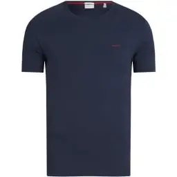 Produktbild: Gant Herren Contrast Logo SS T-Shirt, Evening Blue, Large